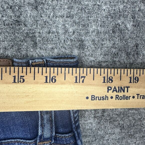 Madewell Jeans Women 32 Blue Skinny 10 inch High-Rise Tapered Stretch Brinville - Picture 11 of 14